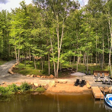 Kallm-Mont-Tremblant Chalet With Hot Tub, Pond & Beach On Private 7Acre Estate Lac-Superieur Exteriér fotografie