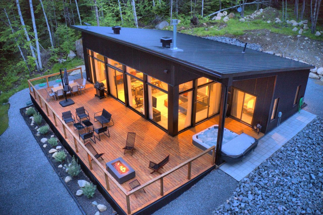 Kallm-Mont-Tremblant Chalet With Hot Tub, Pond & Beach On Private 7Acre Estate Lac-Superieur Exteriér fotografie